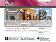 Tablet Screenshot of accessprojects.lk